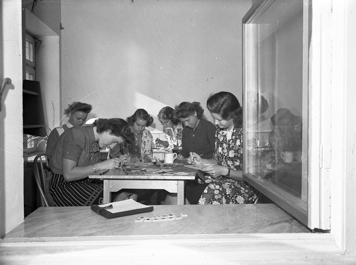 Vallbacksgården, daghem och lekskola. 1947.
