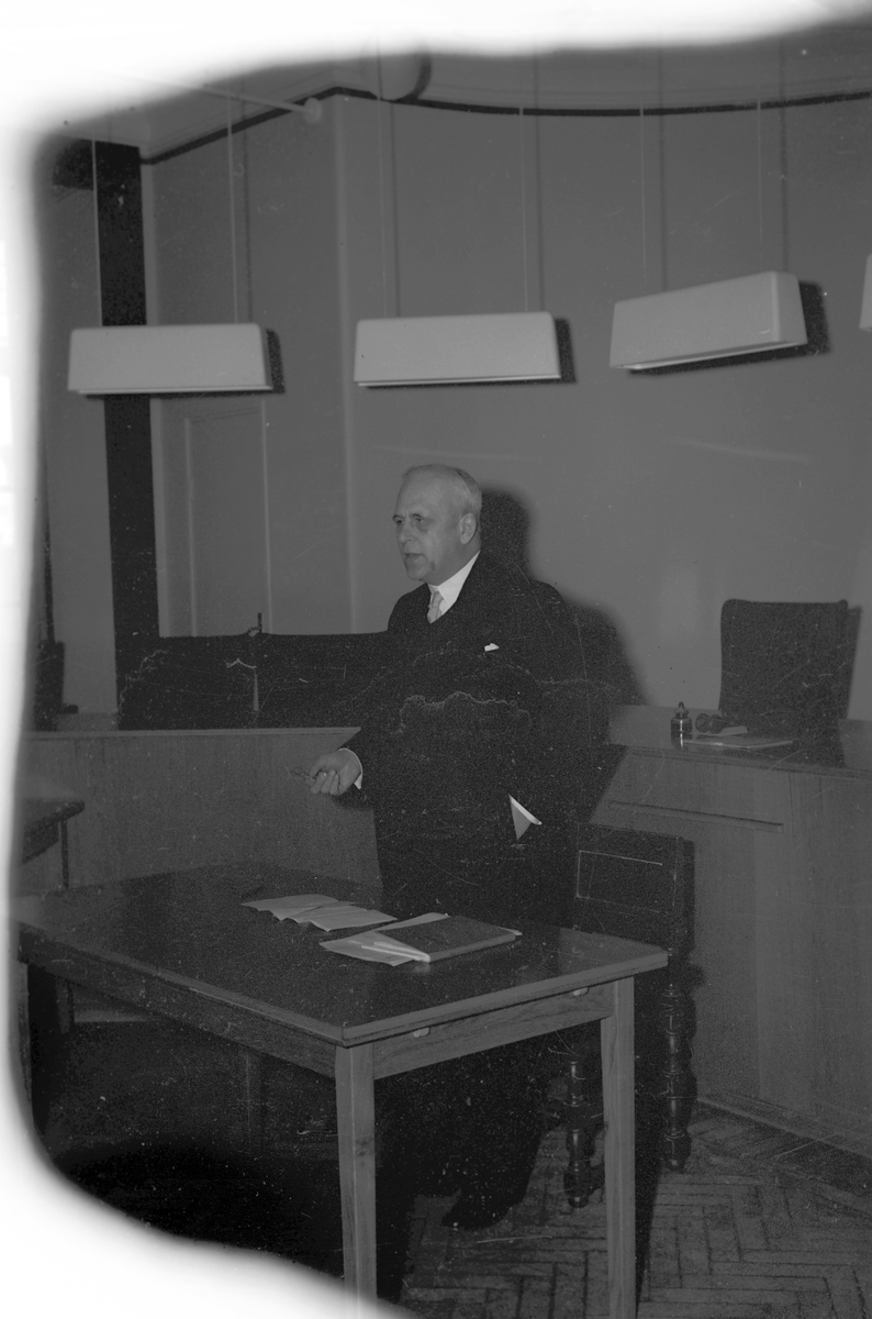 Nämdemännens edsavläggelse på Rådhuset. Januari 1948.