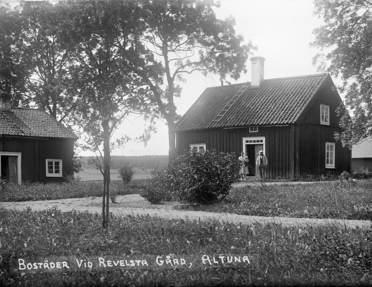 "Arbetarbostäder vid Revelsta gård, Altuna", Uppland 1921