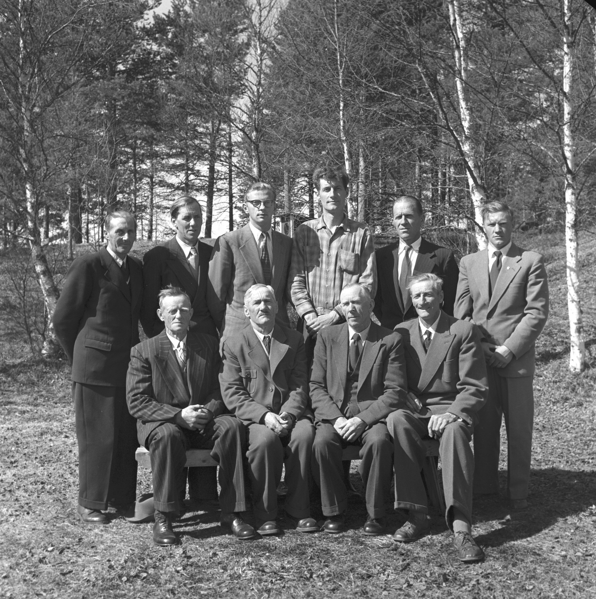En grupp män i Idre. Den 27 juli. Skogvaktmästare Bo Dahlström, Idre.