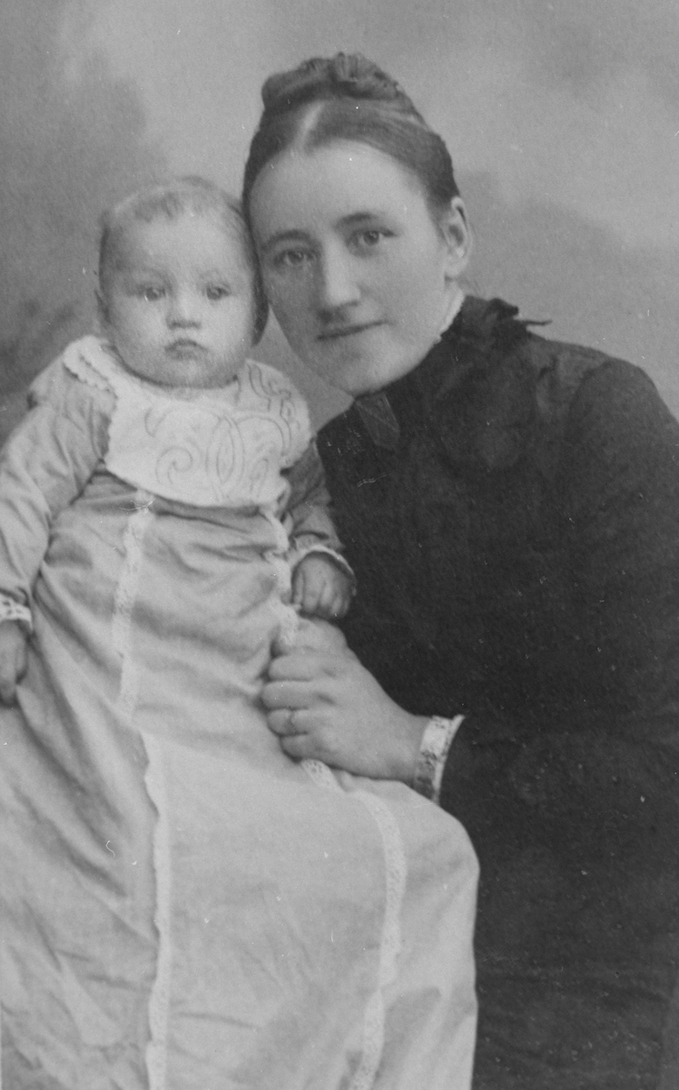 Portrett av mor og sønn