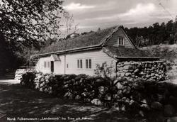 Postkort. Lendestovå fra Time på Jæren. Rogalandstunet, NF.