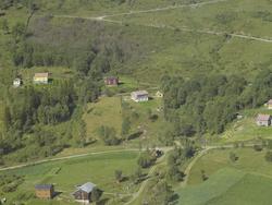 Område med flere bolighus, småbruk, Østre Gausdal