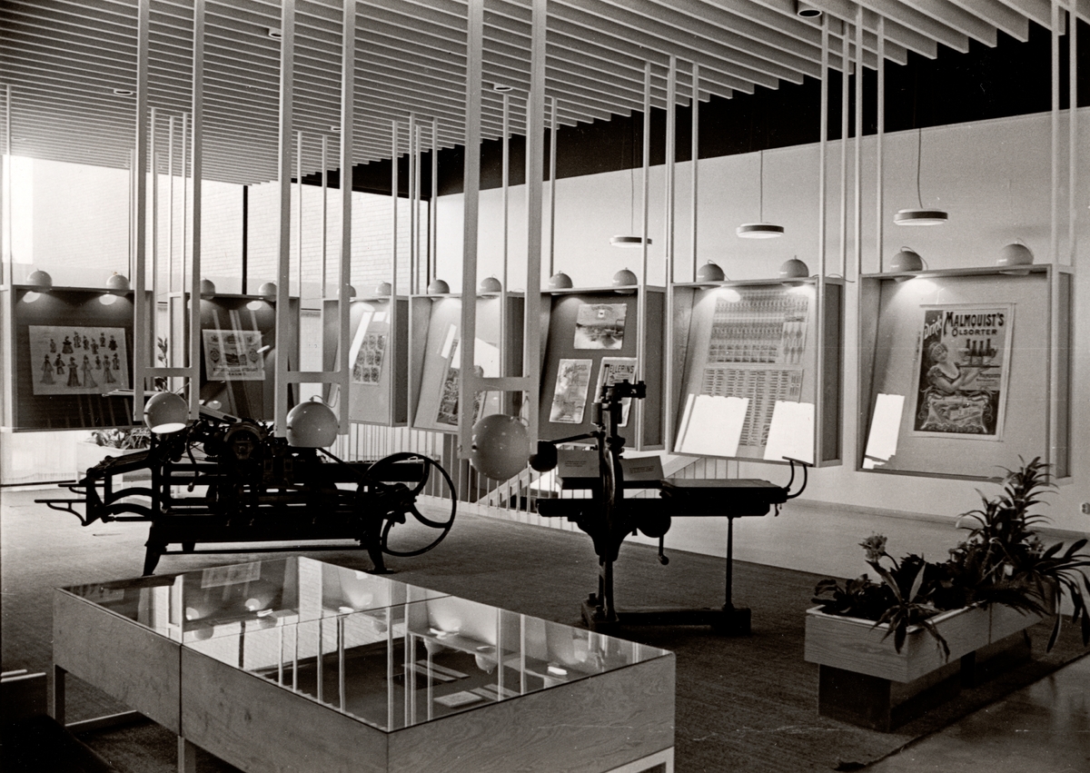 Tekniska museets utställning på Solna Offset, februari- mars 1973.