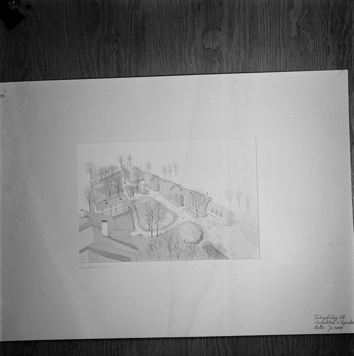 Studentstaden - ritningar, Uppsala december 1946