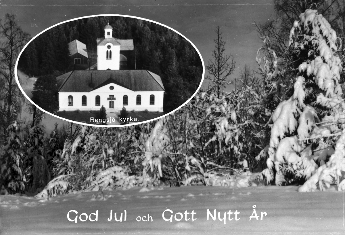 "God Jul och Gott Nytt År", Rengsjö, Hälsingland

