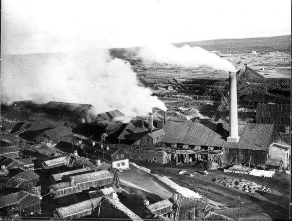 Smelthytta på Røros i 1907 (Foto/Photo)