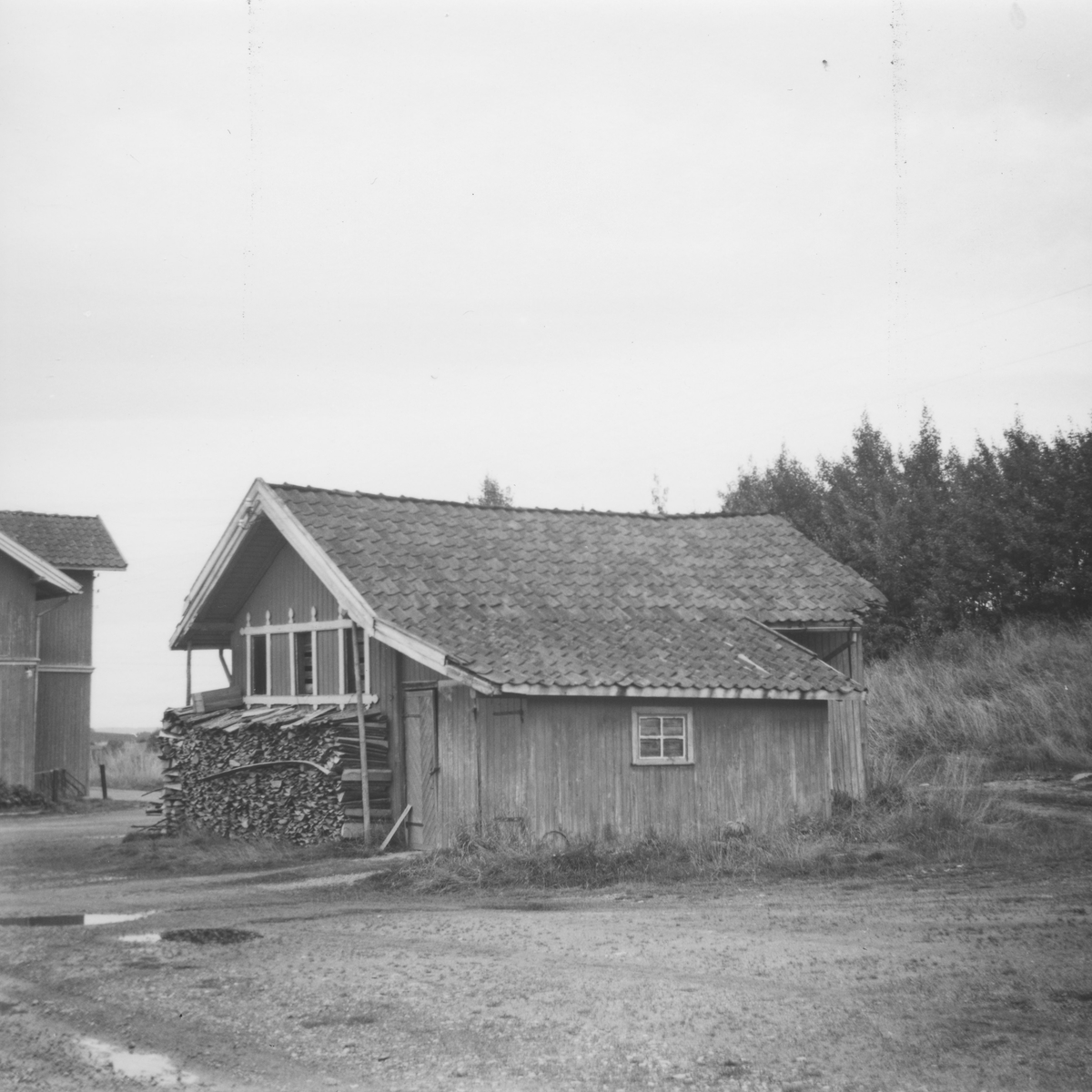 Uthuset på Hemnes stasjon på den nedlagte Aurskog-Hølandsbanen.