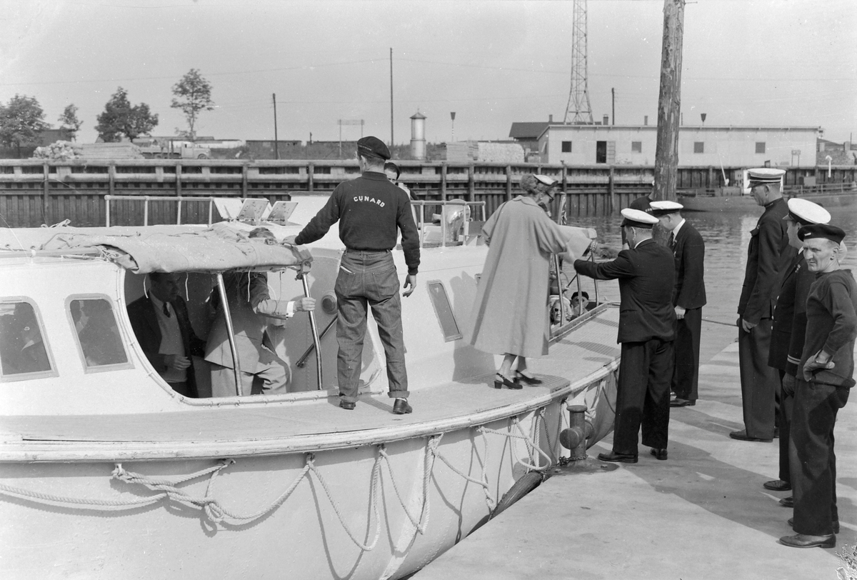 Turister fra RMS Caronia på besøk i Trondheim