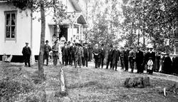 Rømskog bedehus i 1921. Muligens ved 15 årsjubileet?