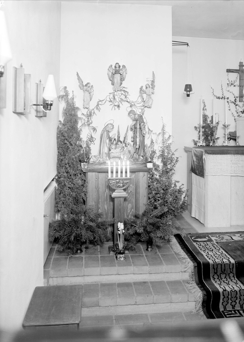 Kyrkointeriör, Katolska församlingen, Uppsala 1945