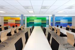 Kromatisk passasje (veggmaleri over et relieff av arkitekt E