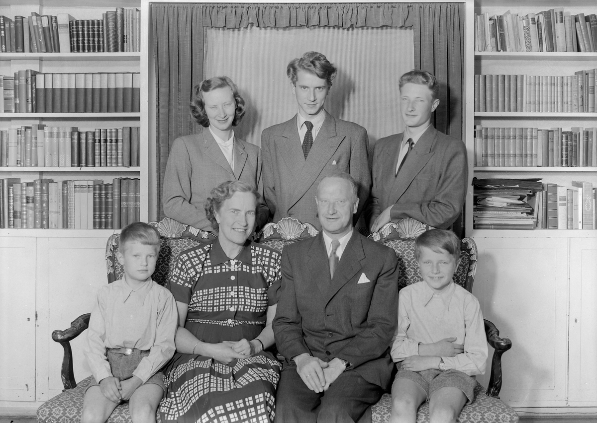 Arkitekt Tycho Castberg med familie