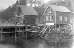 Elie Hansens gamle handel i Vangsvik i 1927.