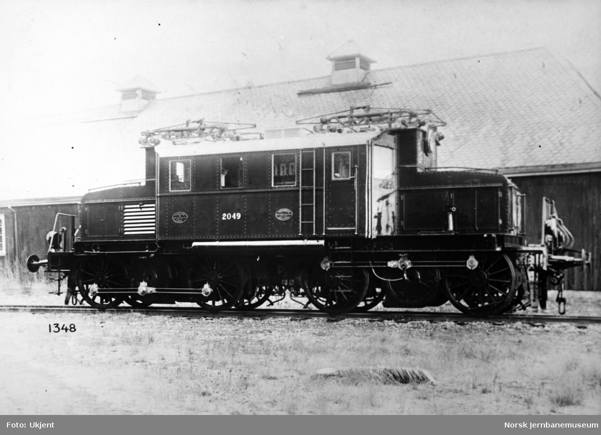 Elektrisk lokomotiv type El 1b nr. 2049, leveransefoto