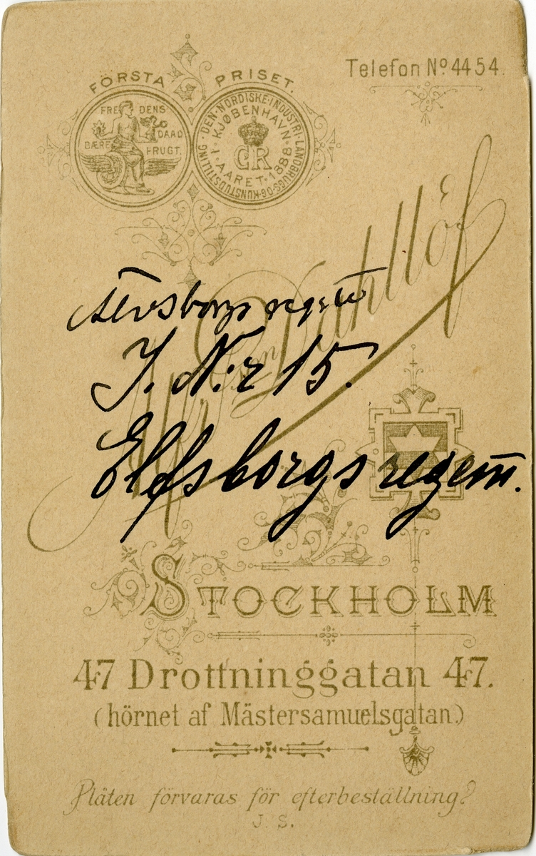 Porträtt av underlöjtnant vid Älvsborgs regemente I 15.