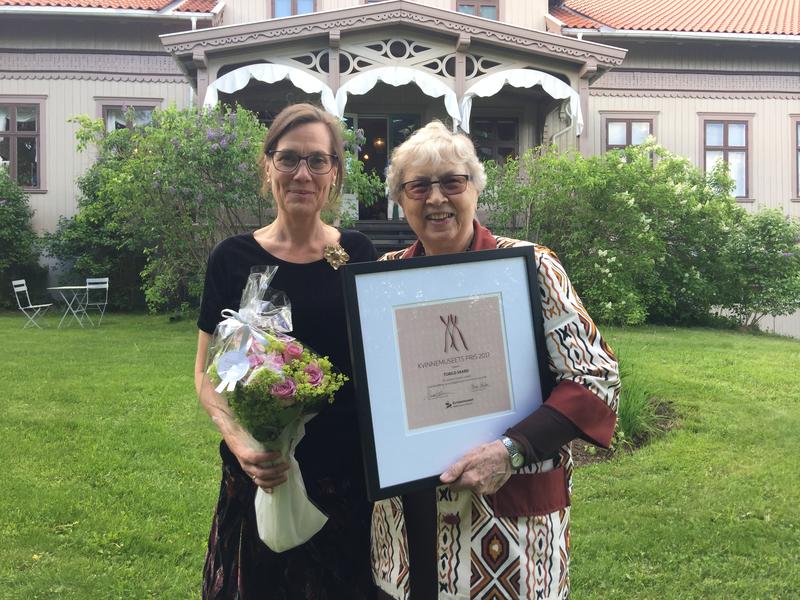 Kvinnemuseets hederspris 2017 til Torild Skard (Foto/Photo)
