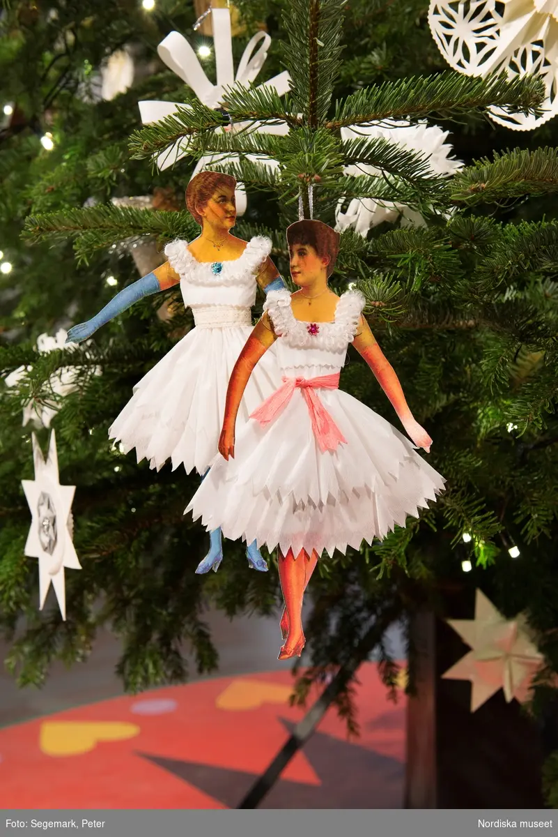 Julgran juldekoration Nordiska museet 2015