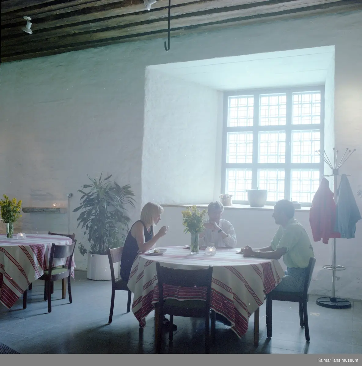 Cafédelen av serveringen på Kalmar slott.
