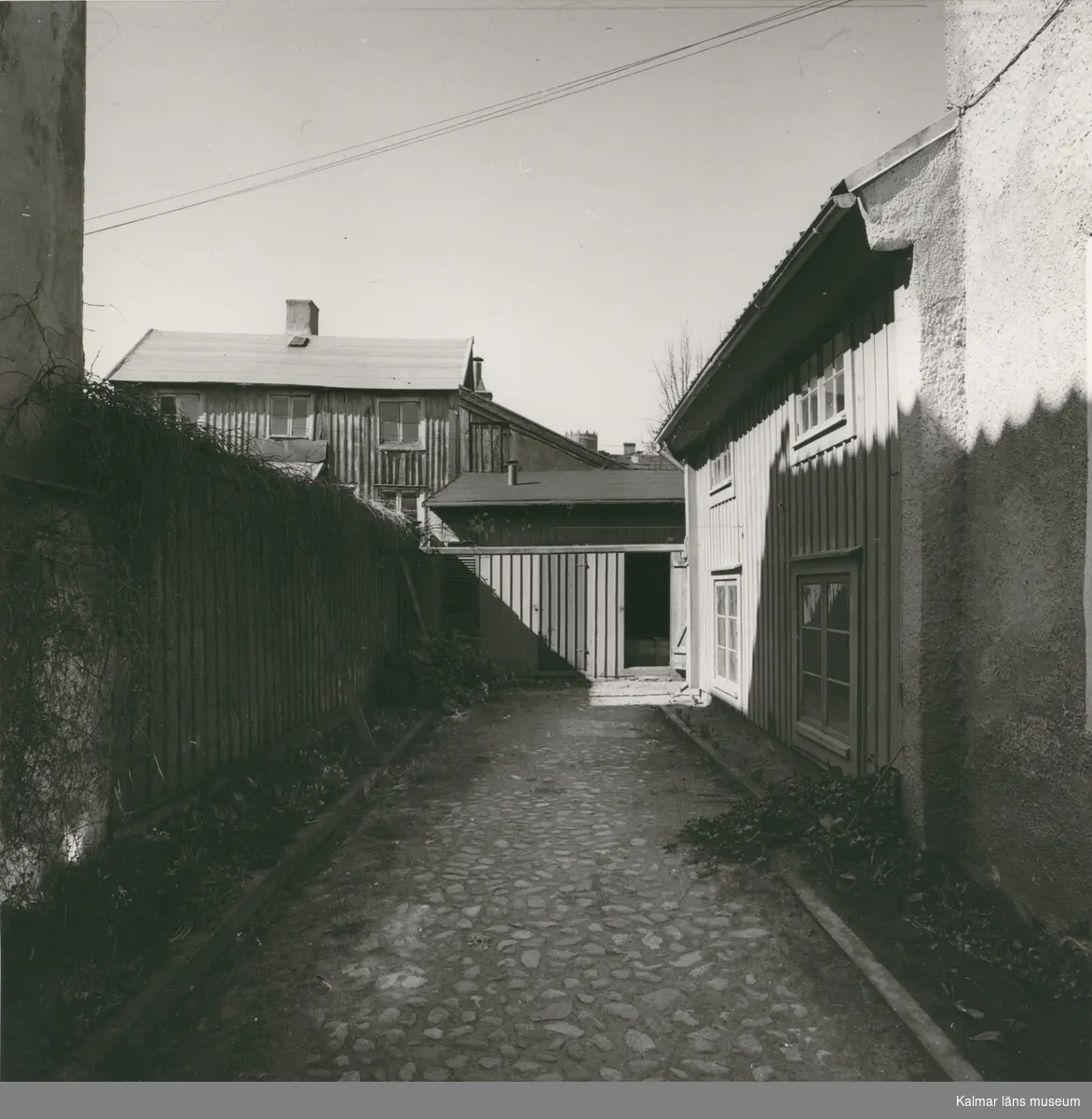 Fastighet på Västra Sjögatan, riven 1962
