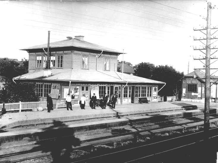 Åby station 1902.