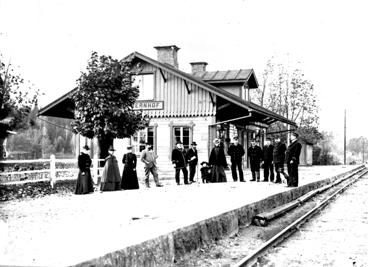Stjernhofs station 1900.