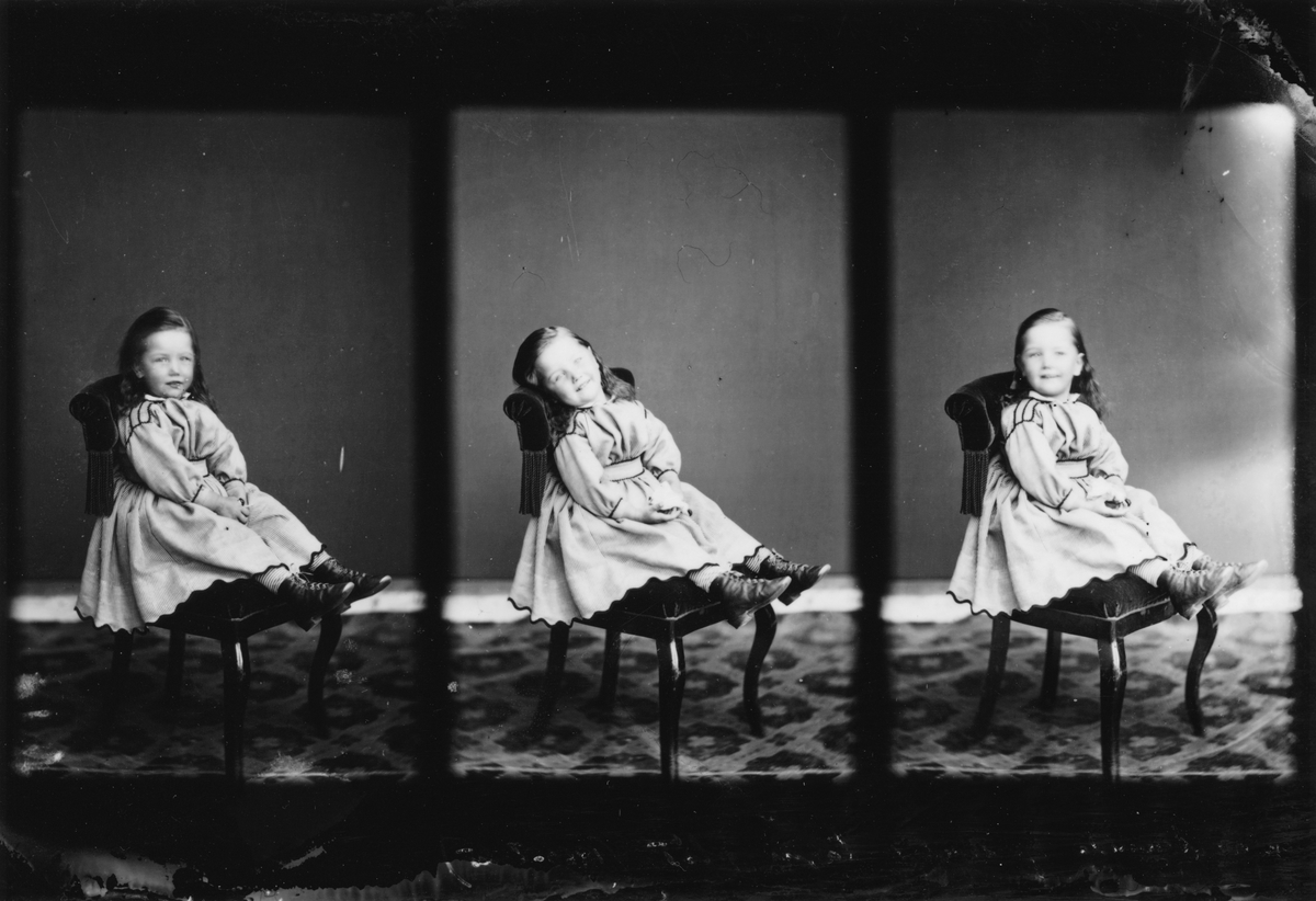 Okänt barnporträtt. Tagen på 1860-talet. Foto: Amanda Gussander.