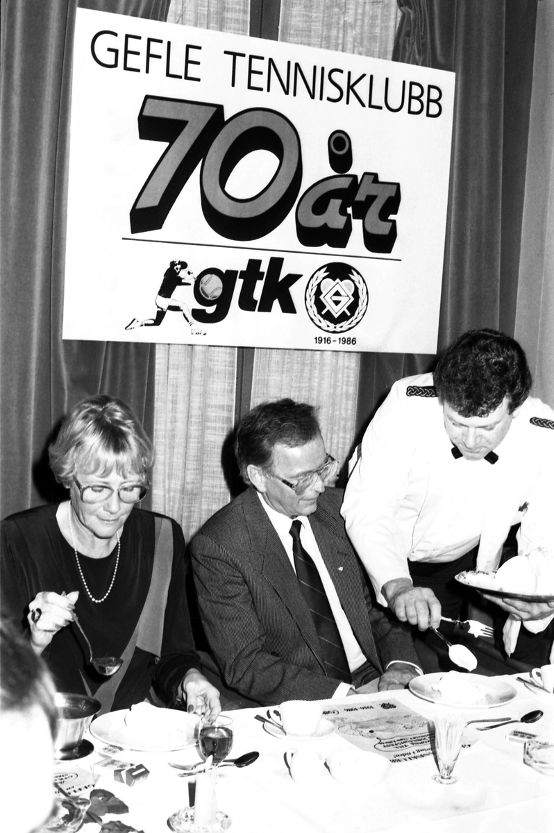 GTK Gefle Tennis Klubb 70 år. 1986