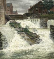 Akerselva ved Beierbrua [landskap]