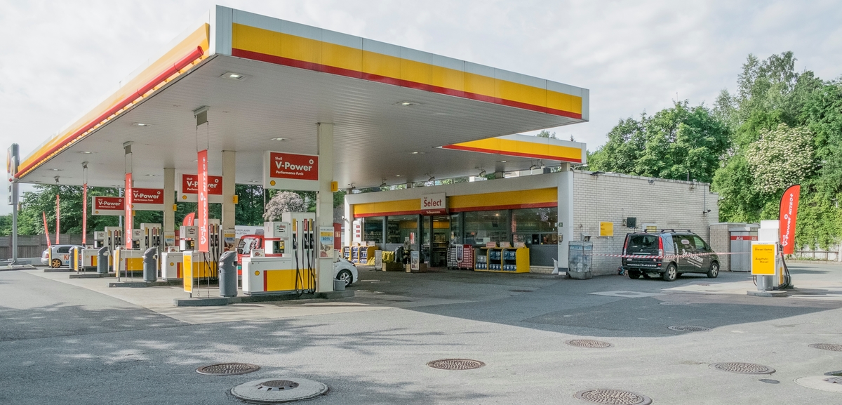 Shell bensinstasjon Drammensveien Stabekk Bærum