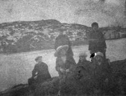 Svært dårlig foto trolig rundt Nordsundet i Kristiansund, hv