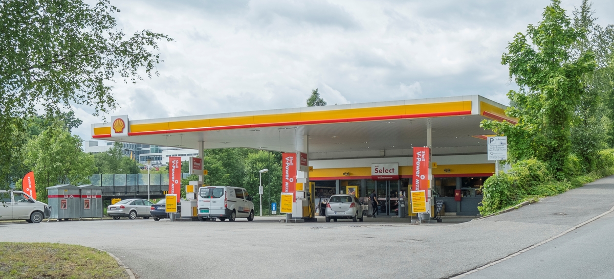 Shell bensinstasjon Solbråveien Asker