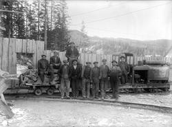 Bygging av kraftverket Nore 1 
Arbeid med tappetunnel mello