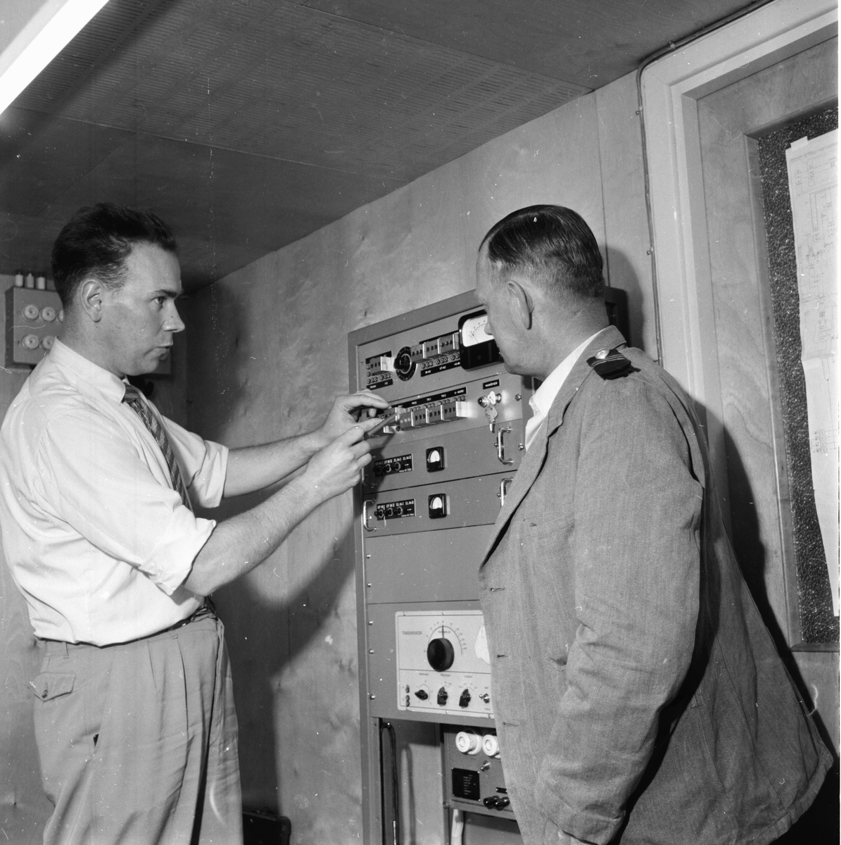 FM-sändaren på studion.
20/5 1960