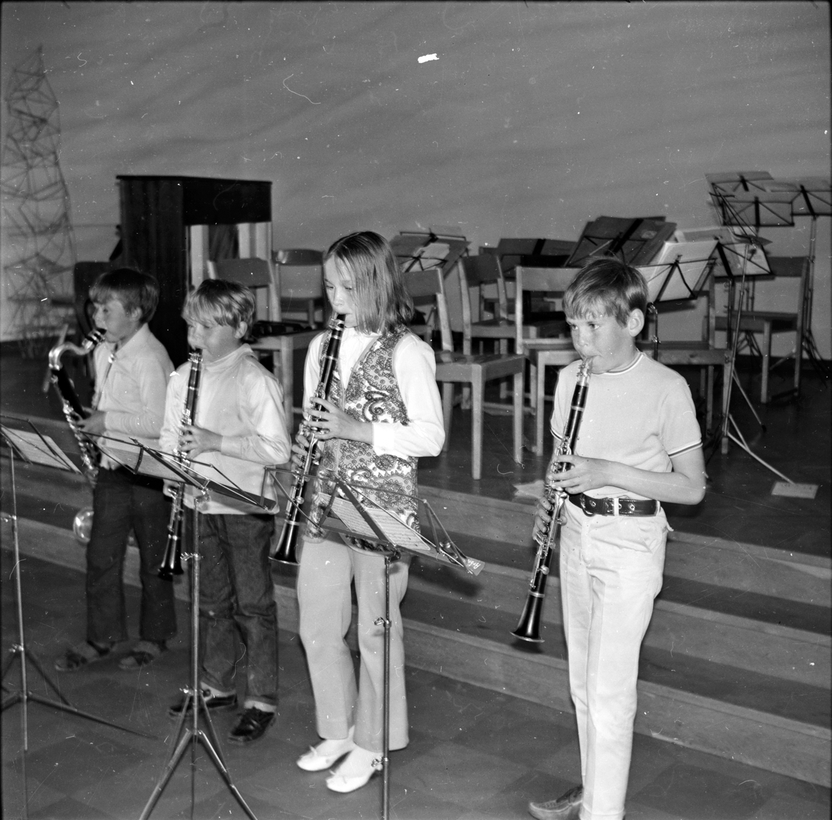 Arbrå,
Musikavslutning,
Juni 1970
