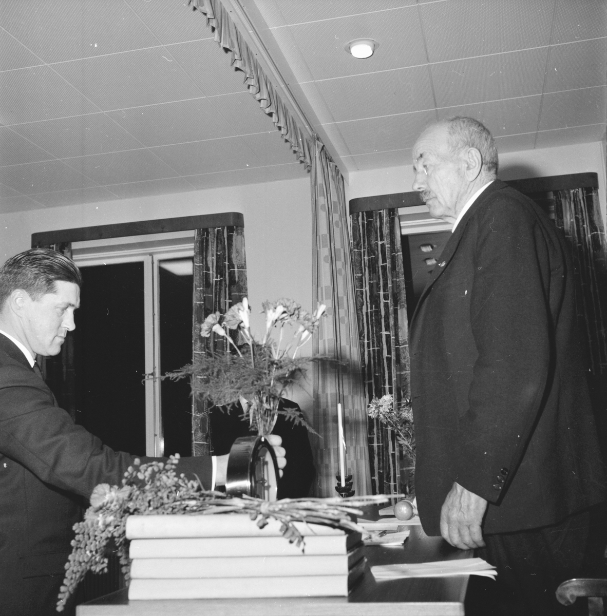 Komm.Fullm. David Petterssons farväl, Skog. 15 dec. 1962