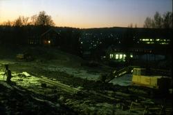 Fotografier fra byggeprosessen til Teknisk museums bygg på K