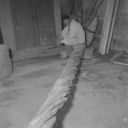 Flaggstang av einer på Det Kongelige Norske Videnskabers Sel