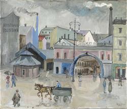 Fra Youngstorget [Bymotiv]