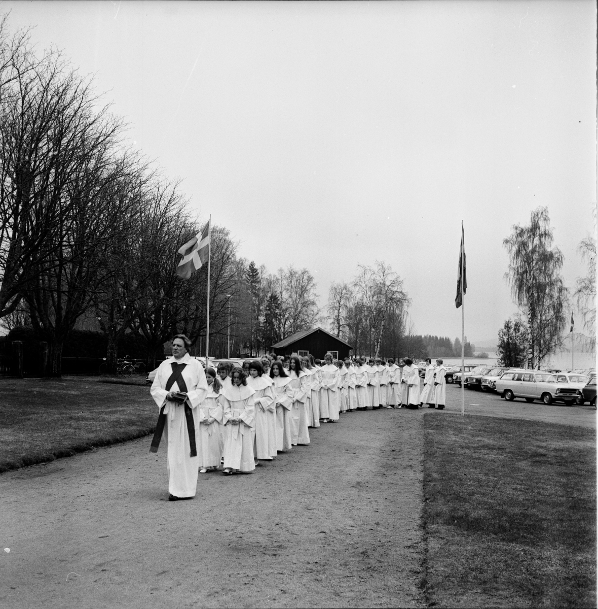 Konfirmation i Arbrå,
Pingst 1972