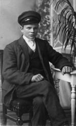 Portrett av Konrad Jørgen Stangnes f 1894. Bildet er fra 191