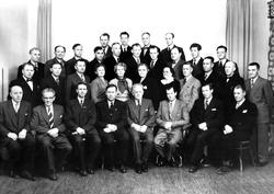 Berg kommunestyre 1952/1955, Berg i Halden. 

1. rekke fra