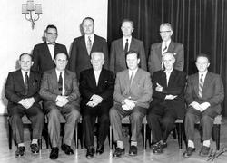 Berg formannskap 1956/59, Berg i Halden.

Sittende fra venst