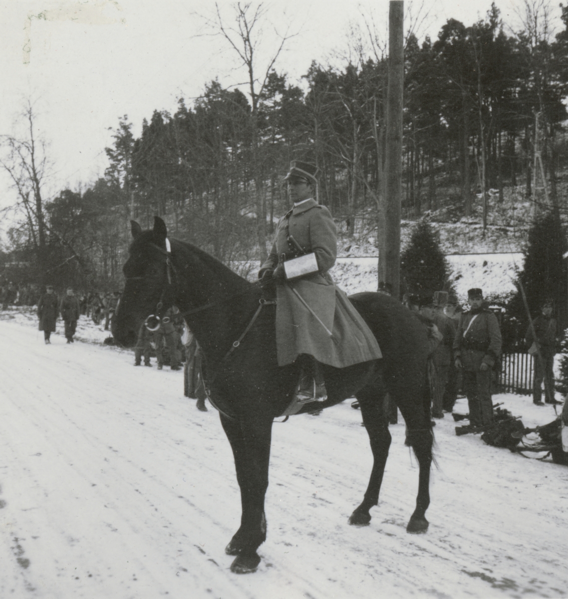 Officerare från Södermanlands regemente I 10 till häst.