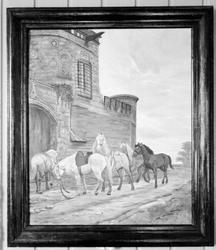 Repro. Maleri av Christian Skredsvig "Ballade". Inspirert av