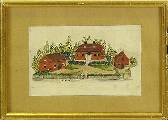 Enl. Liggaren: "Akvarell, av Bölaholm, osignerad. Inramad i enkel guldlist. Storlek: 16.5 x 22.3 cm."

Bölaholm

C.Å.79/588:2