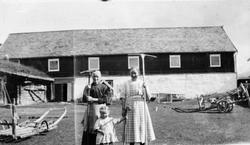 Klær, uthus, fjøs, redskap, Rakstkuller Eline Sagbakken, Kri