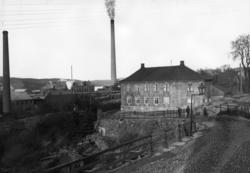 Konventionsgaarden i Moss ca. 1910-20 med Storebro foran.