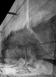 S/S Henrik Martha Fischer i dokk etter grunnstøting utenfor 