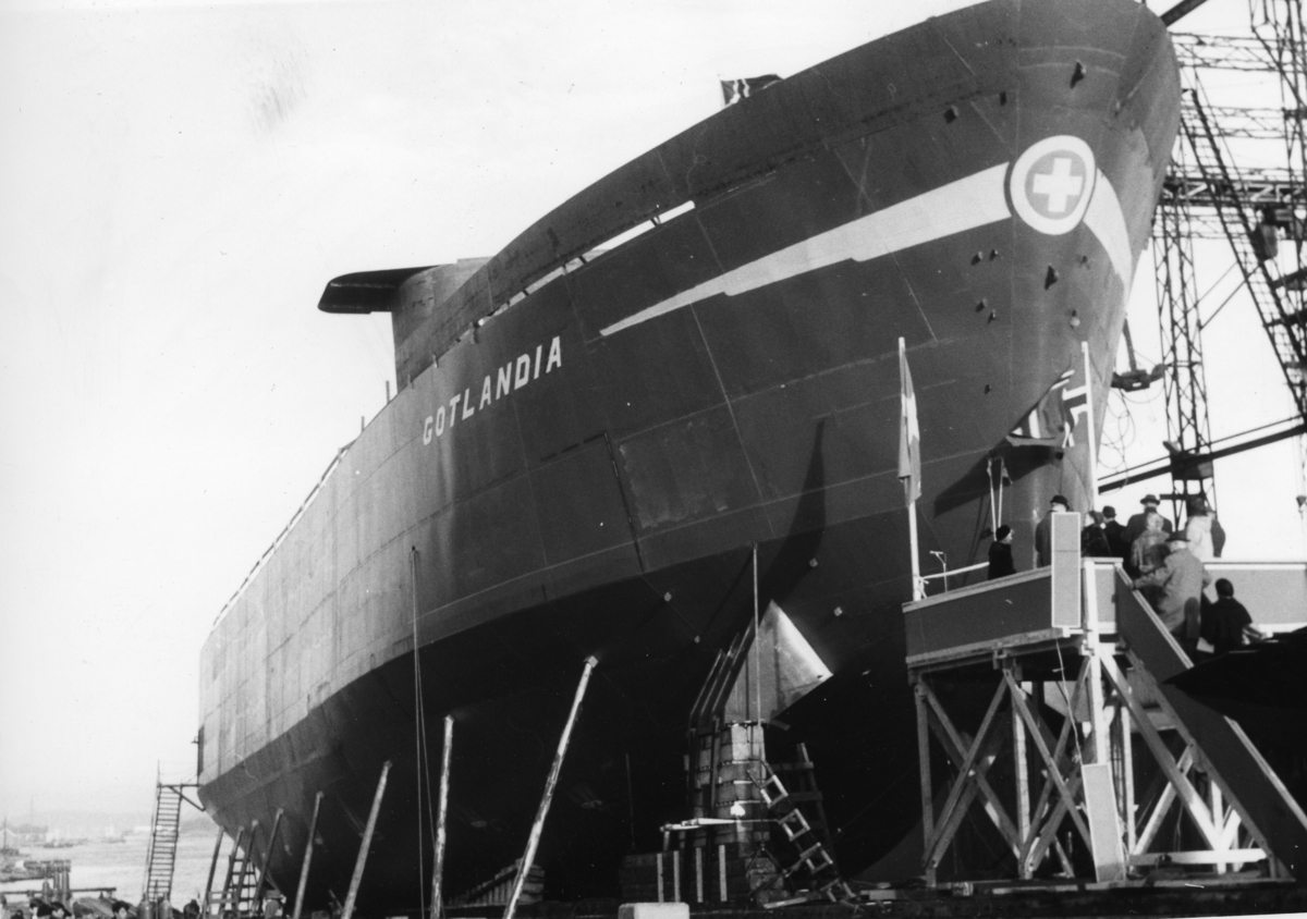 Byggenr. 52 v. LMV: Gottlandia
6 foto frå stabelavløpinga.